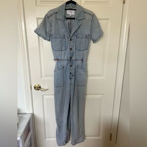 Pistola Grover Jumpsuit Light Blue Denim